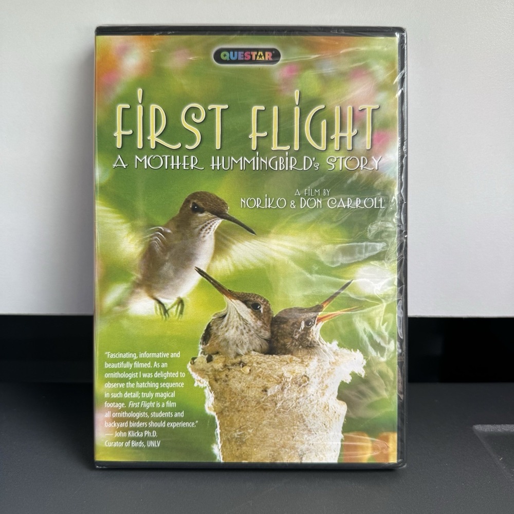 Hummingbirds DVD First Flight Mother Birds Story Ornithology Near Fine" Sealed"